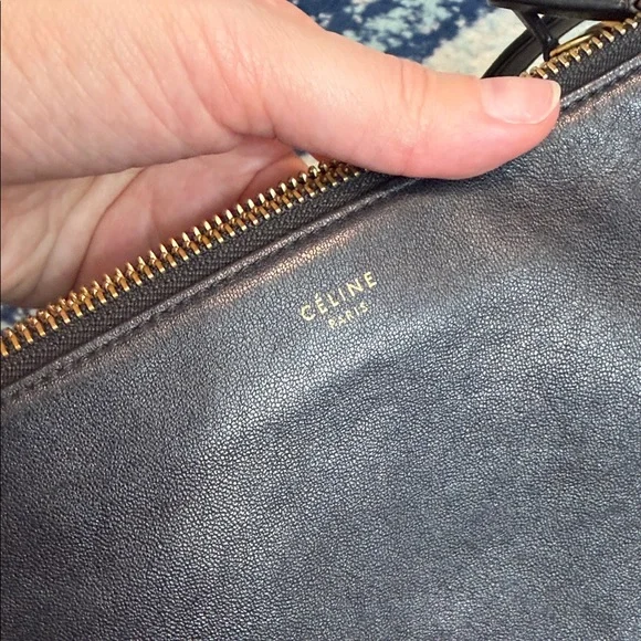 Celine Black Leather Crossbody Bag - Picture 9 of 9